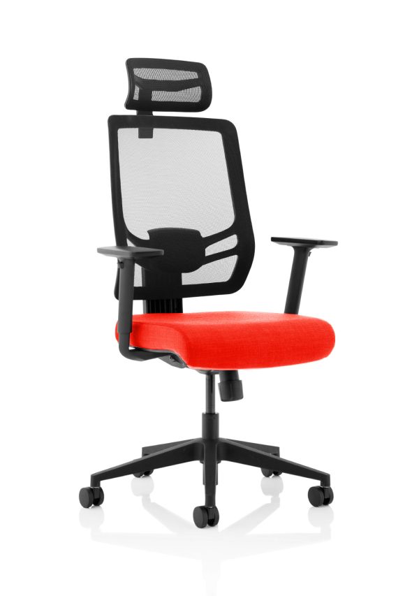 Ergo Twist High Mesh Back Ergonomic Task Operator Office Chair with Arms - Image 12