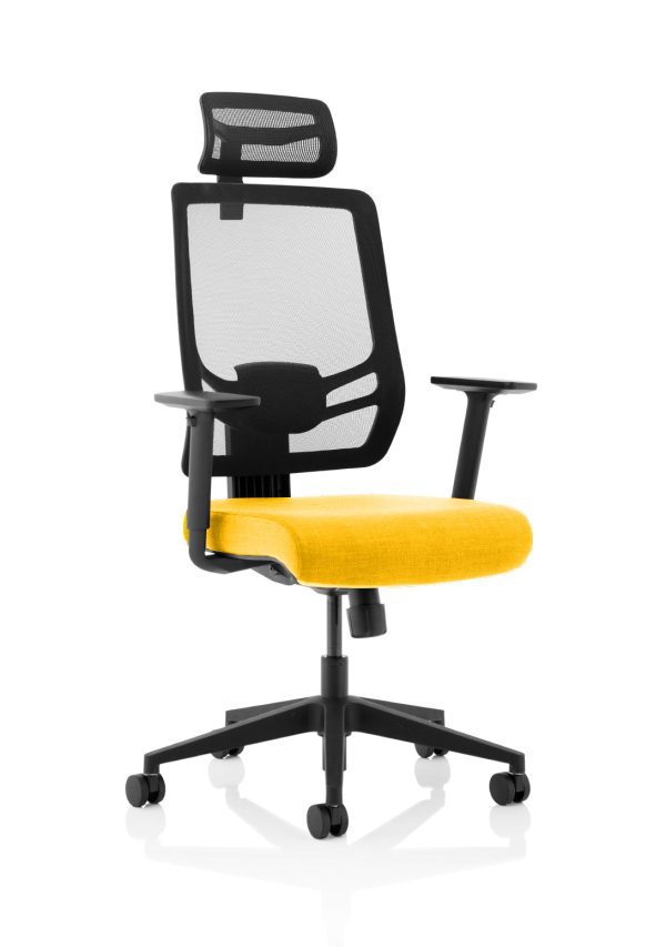 Ergo Twist High Mesh Back Ergonomic Task Operator Office Chair with Arms - Image 14