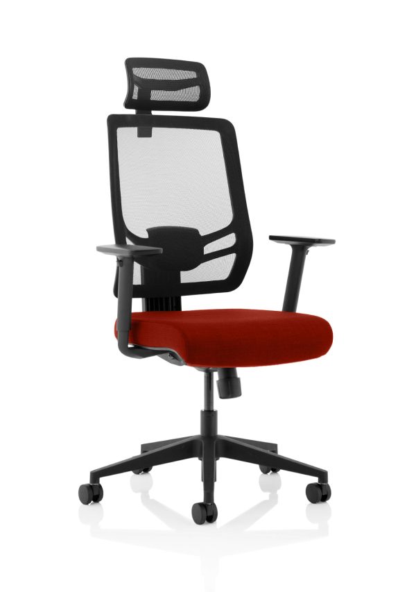 Ergo Twist High Mesh Back Ergonomic Task Operator Office Chair with Arms - Image 16