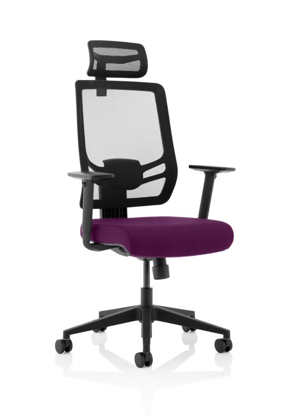 Ergo Twist High Mesh Back Ergonomic Task Operator Office Chair with Arms - Image 20
