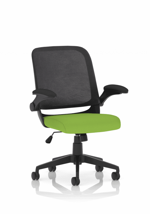Crew Task Operator Mesh Chair With Folding Arms - Image 5