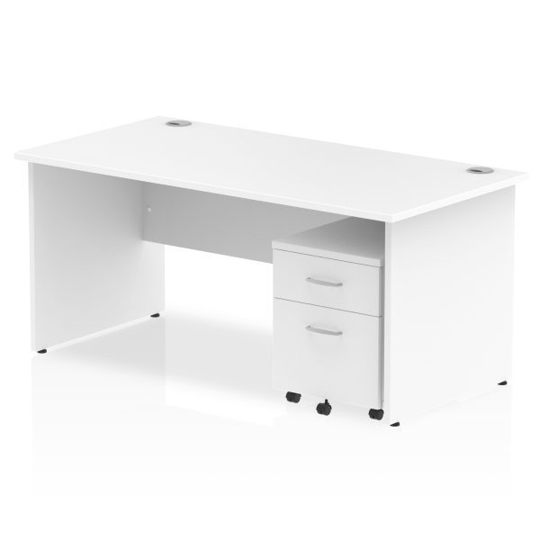 Pulse Panel End Straight Desk With Mobile Pedestal - Image 35