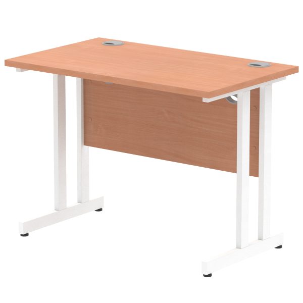 Pulse 1000mm Slimline Desk Cantilever Leg - Image 2