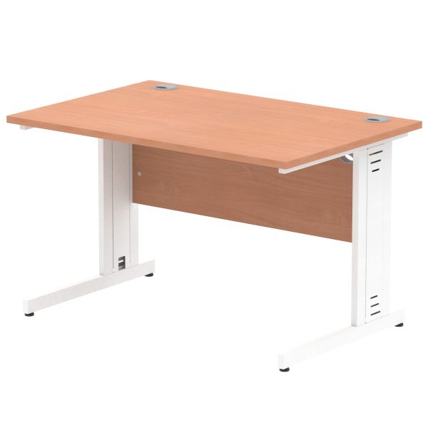 Pulse 1200mm Straight Desk Cable Managed Leg - Image 2