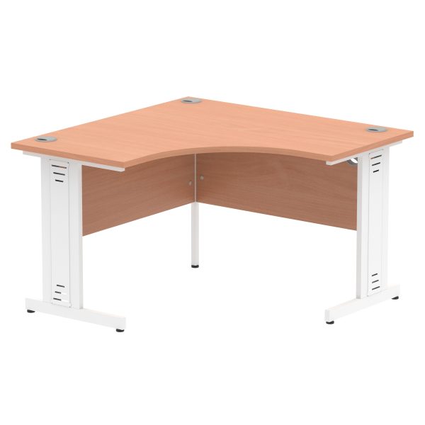 Pulse 1200mm Cable Managed Leg Corner Desk - Image 3