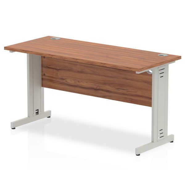 Pulse 1400mm Slimline Desk Cable Managed Leg - Image 9