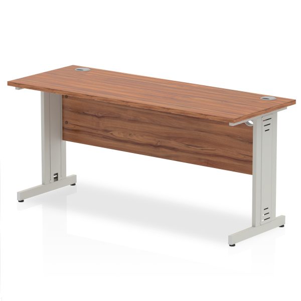 Pulse 1600mm Slimline Desk Cable Managed Leg - Image 9