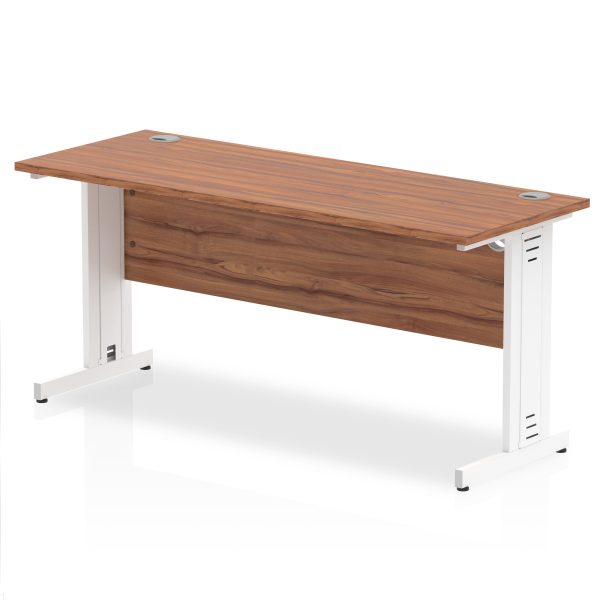 Pulse 1600mm Slimline Desk Cable Managed Leg - Image 10