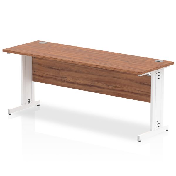 Pulse 1800mm Slimline Desk Cable Managed Leg - Image 10