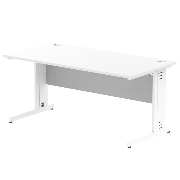 Pulse 1600mm Straight Desk Cable Managed Leg - Image 12