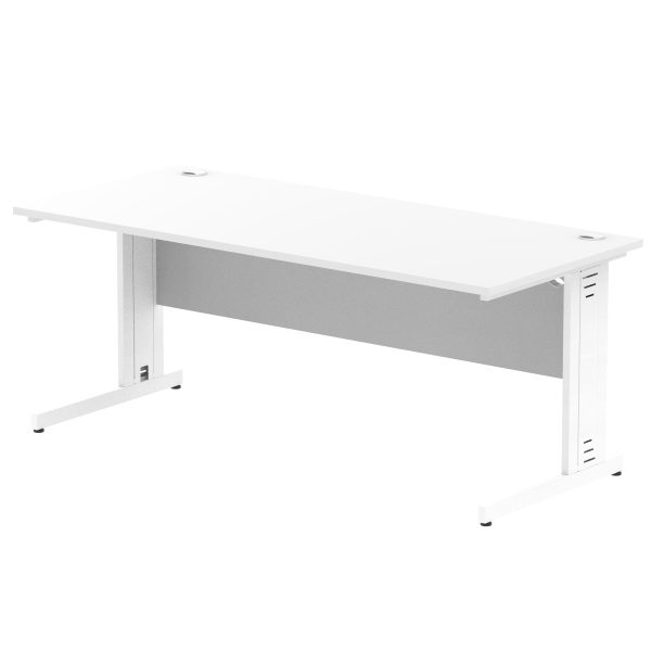 Pulse 1800mm Straight Desk Cable Managed Leg - Image 12
