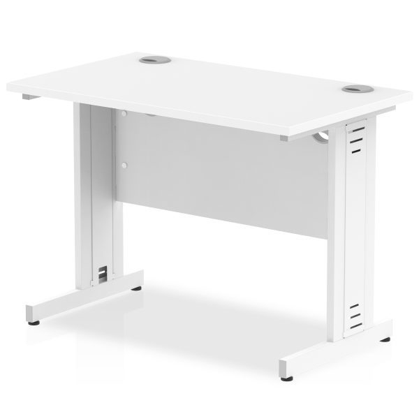 Pulse 1000mm Slimline Desk Cable Managed Leg - Image 11