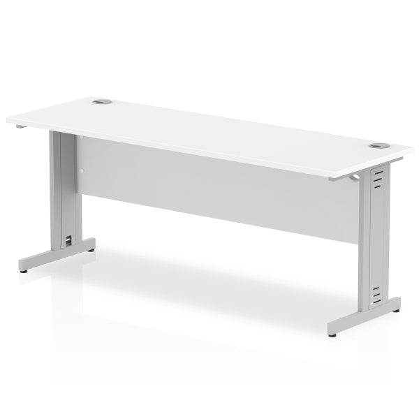 Pulse 1800mm Slimline Desk Cable Managed Leg - Image 11