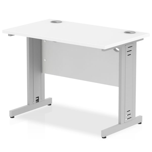 Pulse 1000mm Slimline Desk Cable Managed Leg - Image 12