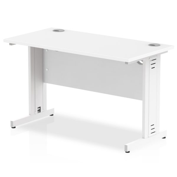 Pulse 1200mm Slimline Desk Cable Managed Leg - Image 12