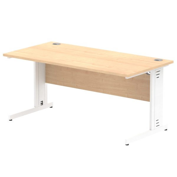 Pulse 1600mm Straight Desk Cable Managed Leg - Image 6
