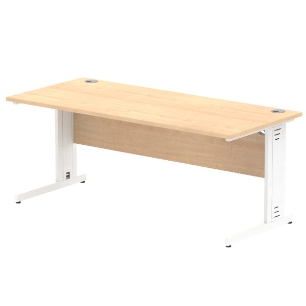 Pulse 1800mm Straight Desk Cable Managed Leg - Image 6
