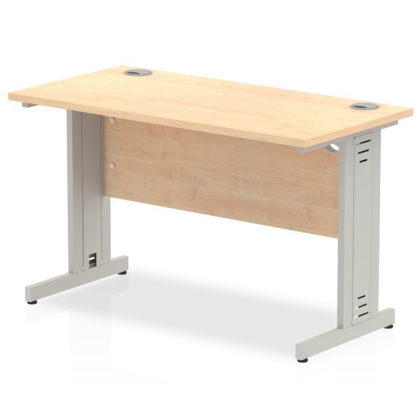 Pulse 1200mm Slimline Desk Cable Managed Leg - Image 5