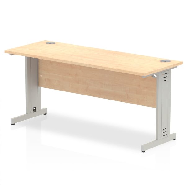 Pulse 1600mm Slimline Desk Cable Managed Leg - Image 5