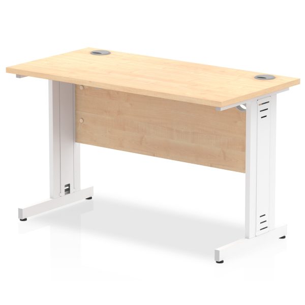 Pulse 1200mm Slimline Desk Cable Managed Leg - Image 6