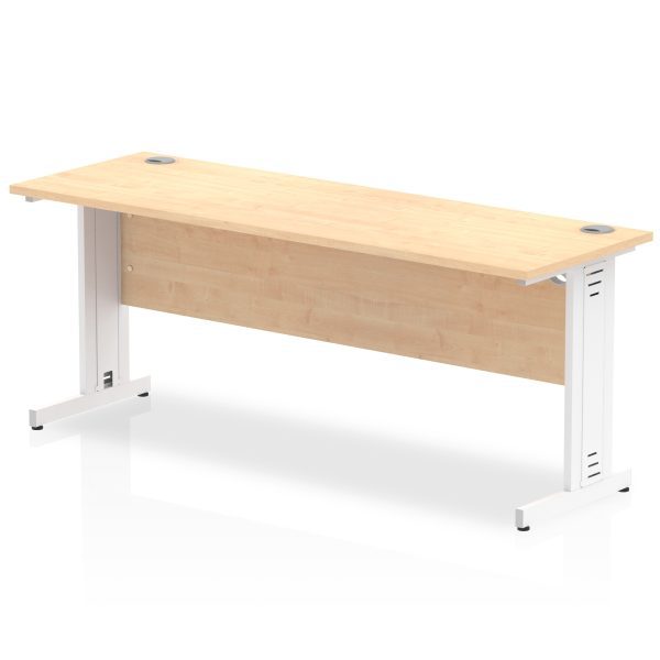 Pulse 1800mm Slimline Desk Cable Managed Leg - Image 6