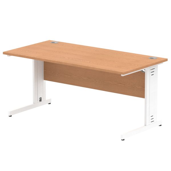 Pulse 1600mm Straight Desk Cable Managed Leg - Image 8