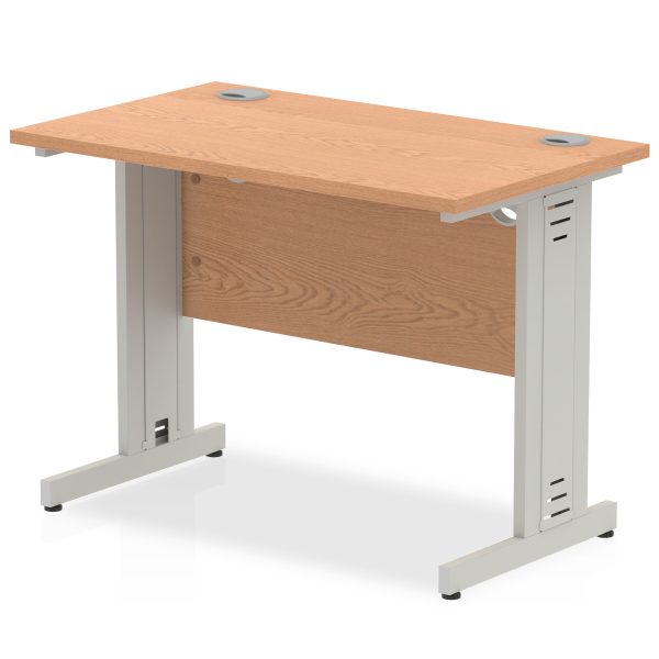 Pulse 1000mm Slimline Desk Cable Managed Leg - Image 7