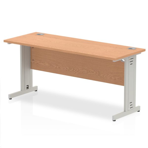 Pulse 1600mm Slimline Desk Cable Managed Leg - Image 7