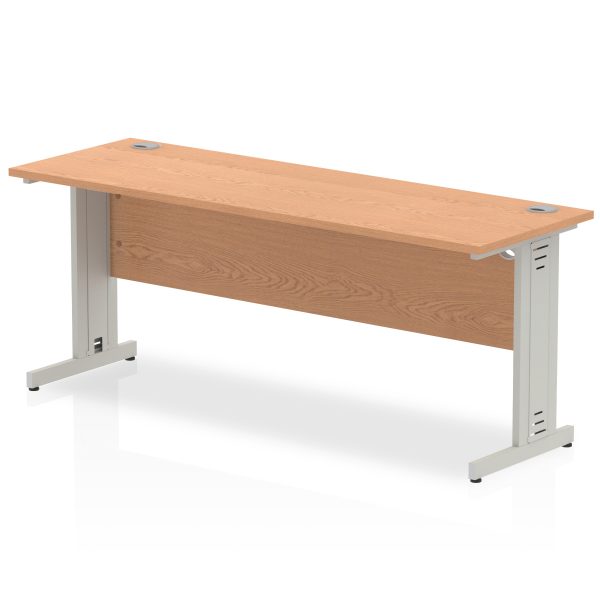 Pulse 1800mm Slimline Desk Cable Managed Leg - Image 7