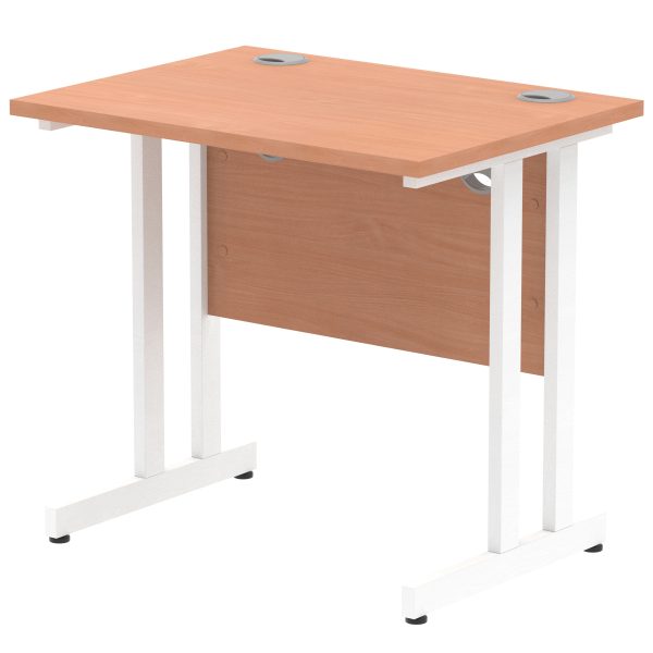 Pulse 800mm Slimline Desk Cantilever Leg - Image 2