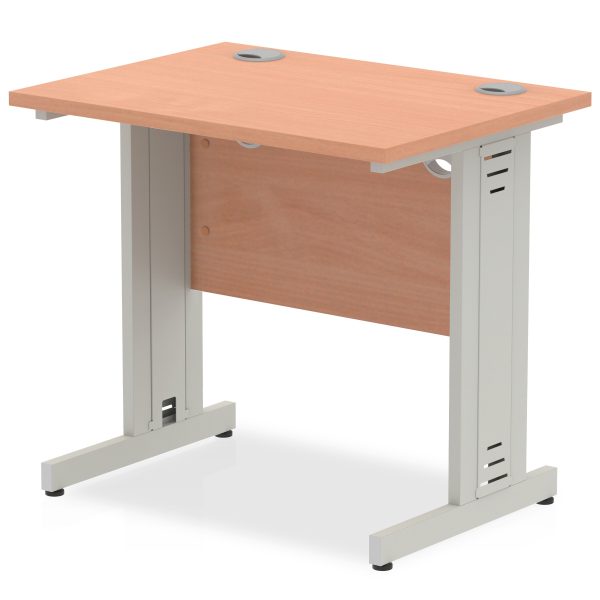 Pulse 800mm Slimline Desk Cable Managed Leg