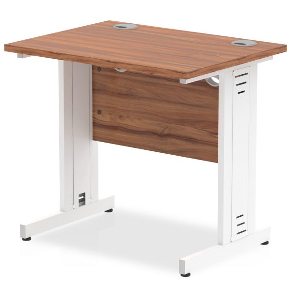 Pulse 800mm Slimline Desk Cable Managed Leg - Image 10