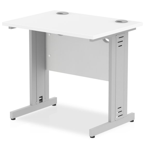 Pulse 800mm Slimline Desk Cable Managed Leg - Image 11