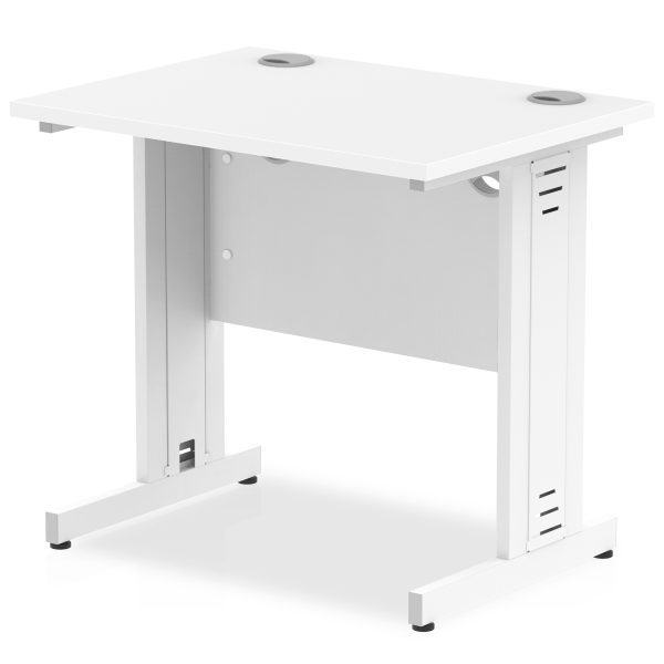 Pulse 800mm Slimline Desk Cable Managed Leg - Image 12