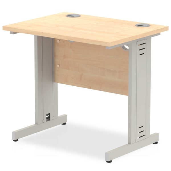 Pulse 800mm Slimline Desk Cable Managed Leg - Image 5