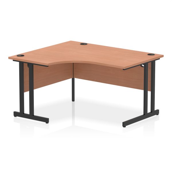 Pulse 1400mm Left Crescent Desk Cantilever Leg - Image 13