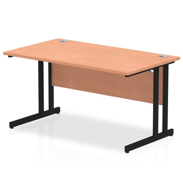 Pulse 1400mm Straight Desk Cantilever Leg - Image 3