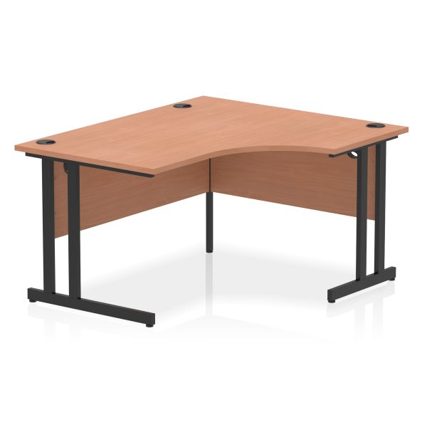 Pulse 1400mm Right Crescent Desk Cantilever Leg - Image 13