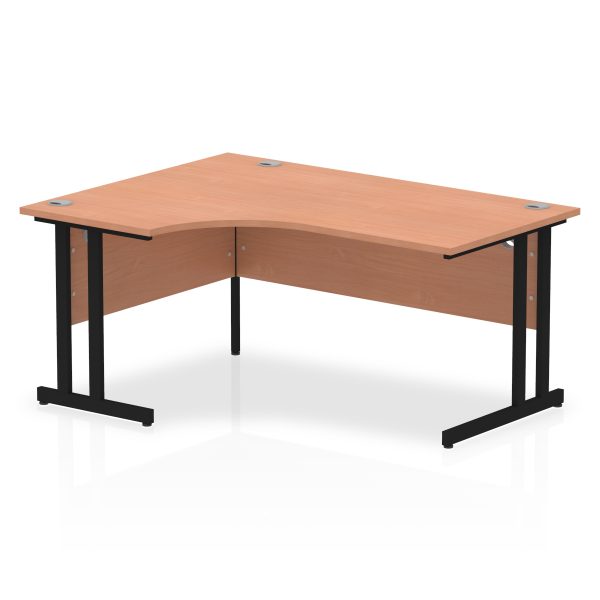 Pulse 1600mm Left Crescent Desk Cantilever Leg - Image 13