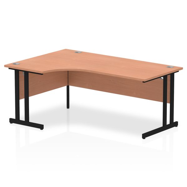 Pulse 1800mm Left Crescent Desk Cantilever Leg - Image 13