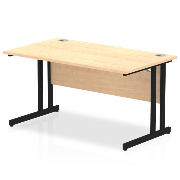Pulse 1400mm Straight Desk Cantilever Leg - Image 9