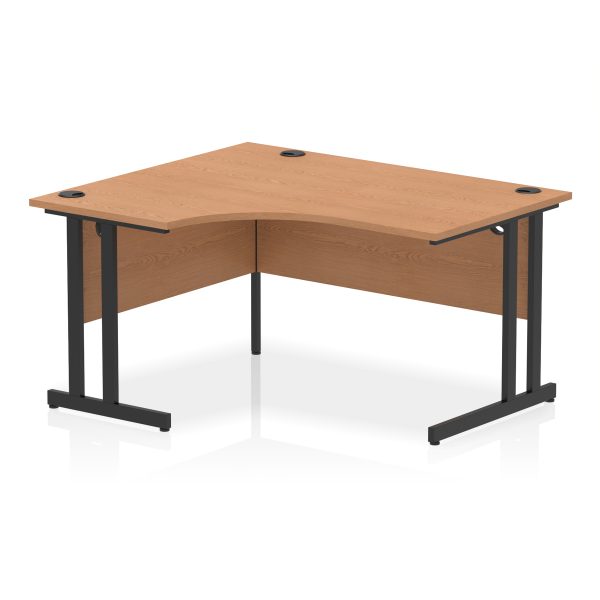 Pulse 1400mm Left Crescent Desk Cantilever Leg - Image 16