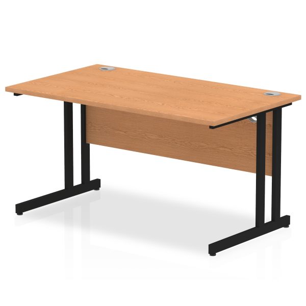 Pulse 1400mm Straight Desk Cantilever Leg - Image 12