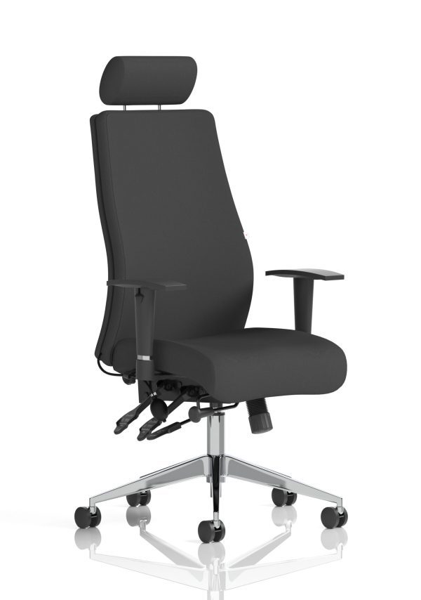Onyx High Back Ergonomic Posture Chair with Height Adjustable Arms - Image 2