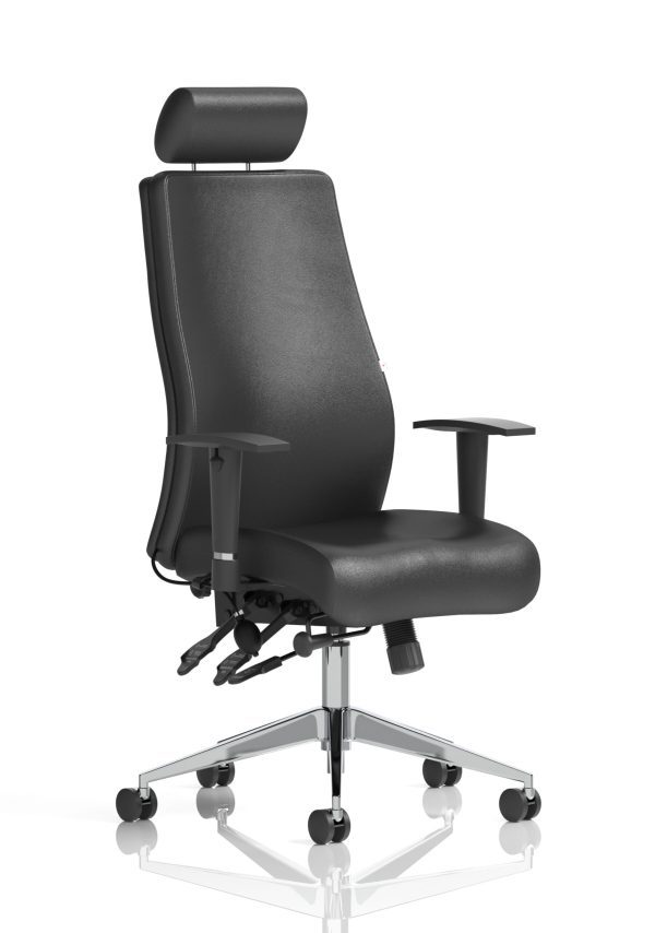 Onyx High Back Ergonomic Posture Chair with Height Adjustable Arms - Image 4