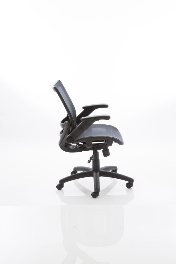 Fuller Medium Mesh Back Task Operator Office Chair with Folding Arms - Image 5