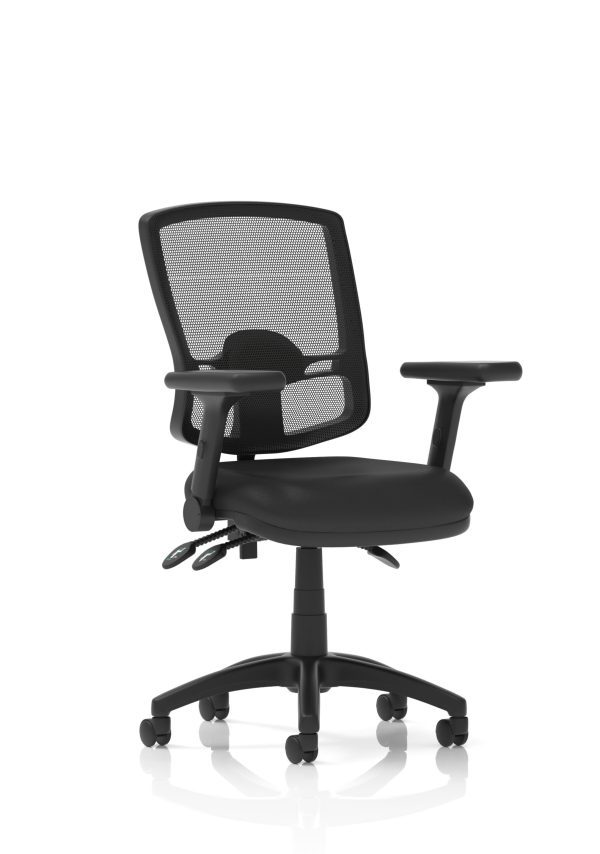 Eclipse Plus III Deluxe Medium Mesh Back Task Operator Office Chair - Image 16
