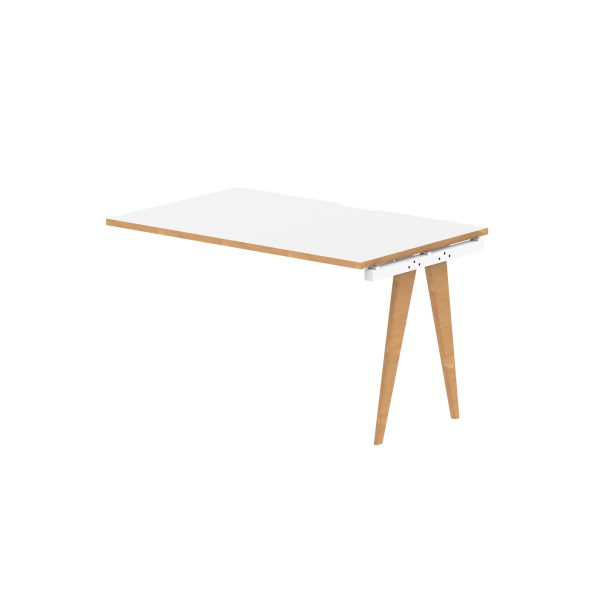 Solo Single Row Bench Desk Extension Kit