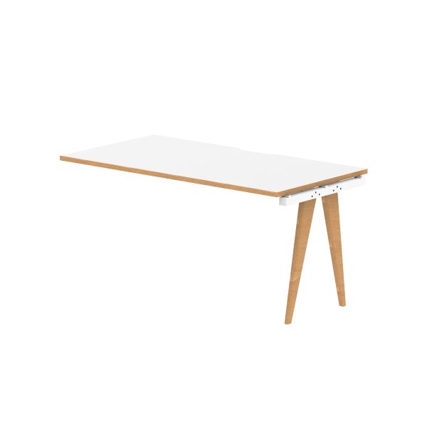 Solo Single Row Bench Desk Extension Kit - Image 2