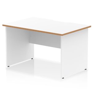 Pulse Scalloped Edge 1200mm Straight Desk Panel End Leg